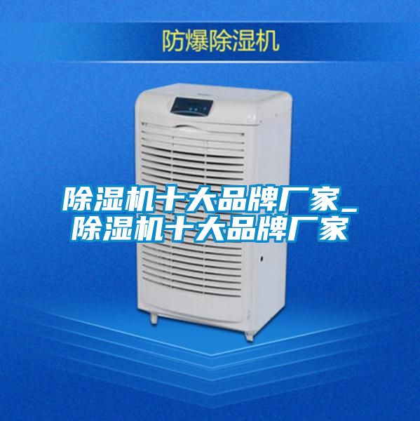 除濕機十大品牌廠家_除濕機十大品牌廠家