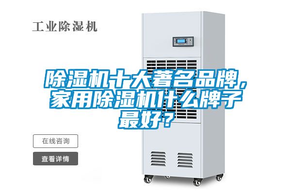 除濕機(jī)十大著名品牌,家用除濕機(jī)什么牌子最好?