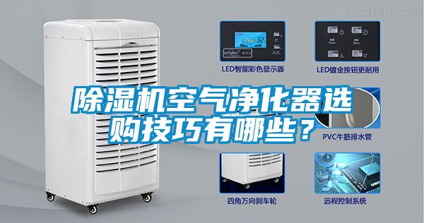 除濕機空氣凈化器選購技巧有哪些？