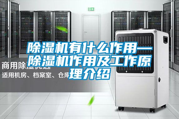 除濕機有什么作用—除濕機作用及工作原理介紹