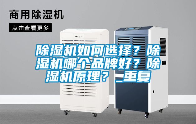除濕機如何選擇？除濕機哪個品牌好？除濕機原理？_重復