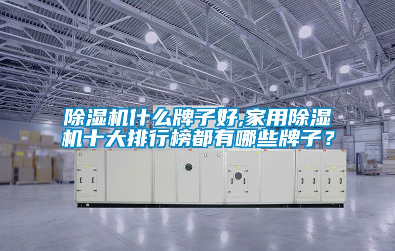 除濕機什么牌子好,家用除濕機十大排行榜都有哪些牌子？