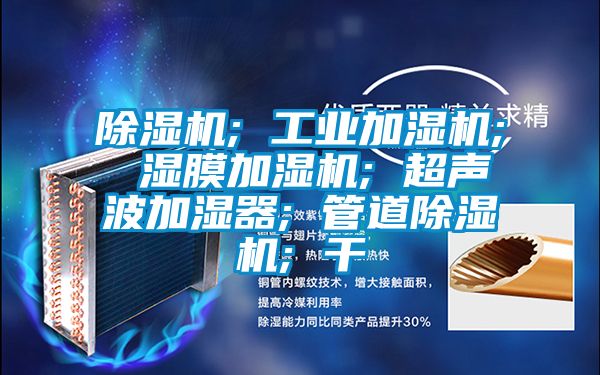 除濕機(jī); 工業(yè)加濕機(jī); 濕膜加濕機(jī); 超聲波加濕器; 管道除濕機(jī); 干