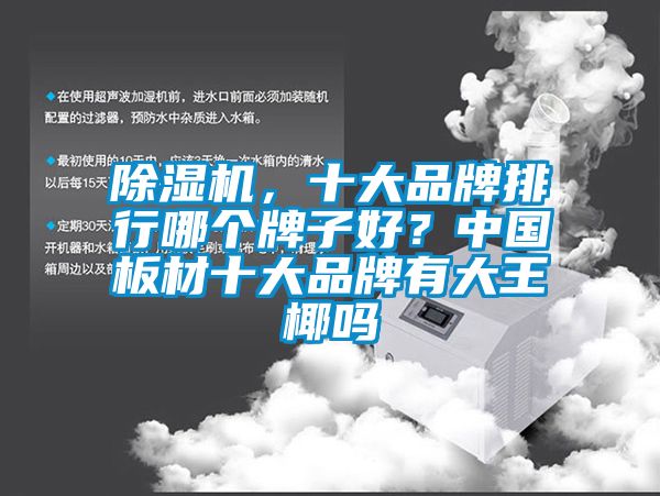 除濕機，十大品牌排行哪個牌子好？中國板材十大品牌有大王椰嗎