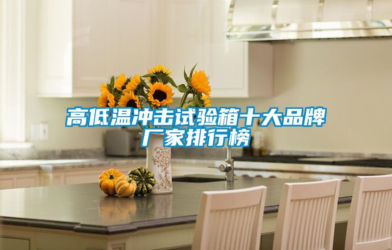高低溫沖擊試驗箱十大品牌廠家排行榜
