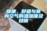 健康、舒適與室內空氣的溫濕度及焓值