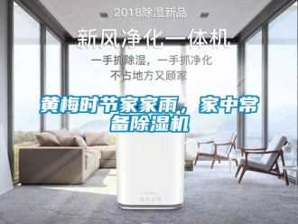 行業新聞黃梅時節家家雨，家中常備除濕機
