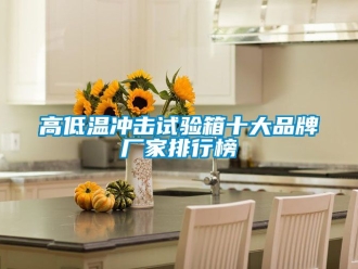 常見(jiàn)問(wèn)題高低溫沖擊試驗(yàn)箱十大品牌廠家排行榜